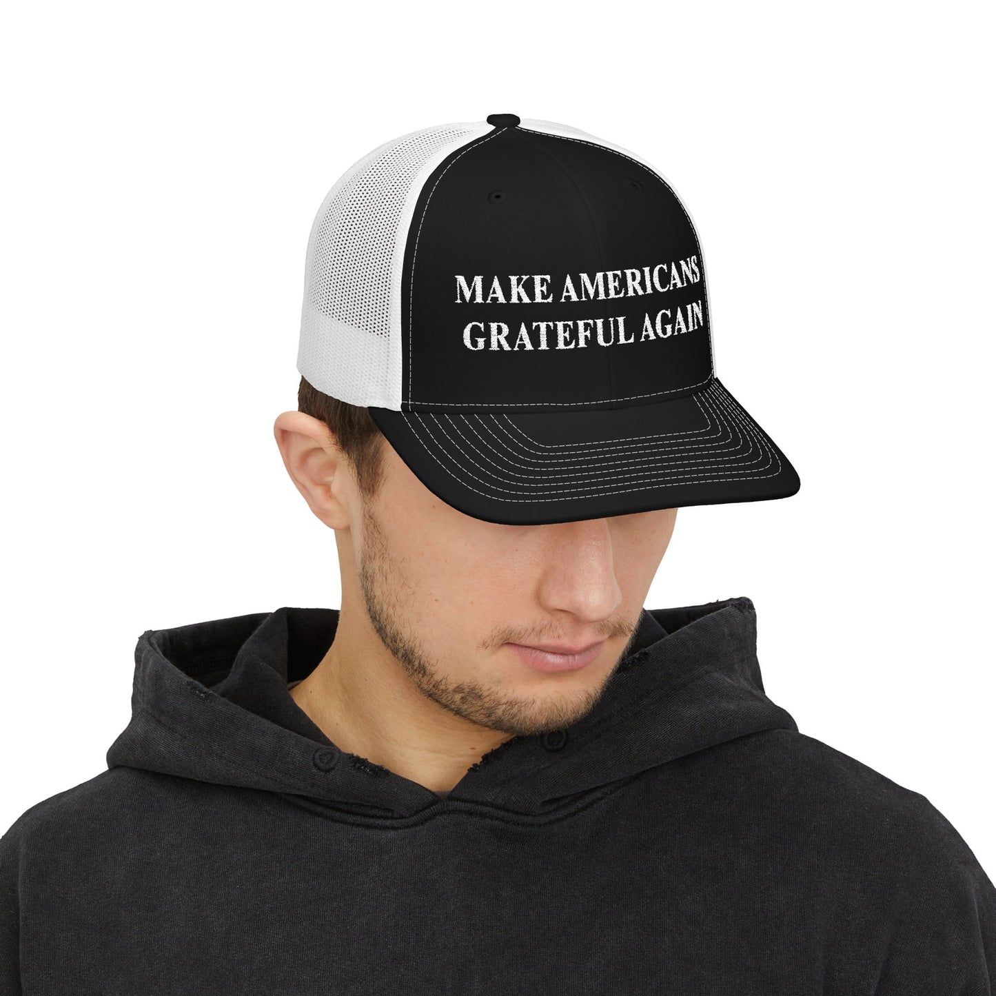 Make Americans Grateful Again Snapback Trucker Cap