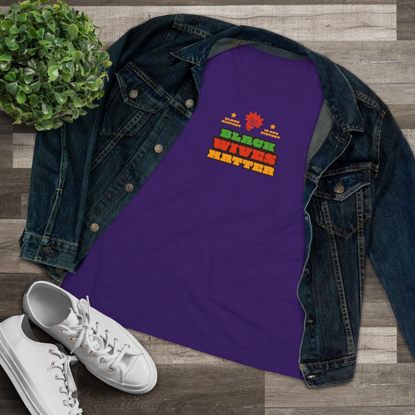 Black Wives Matter Women's Cotton Tee