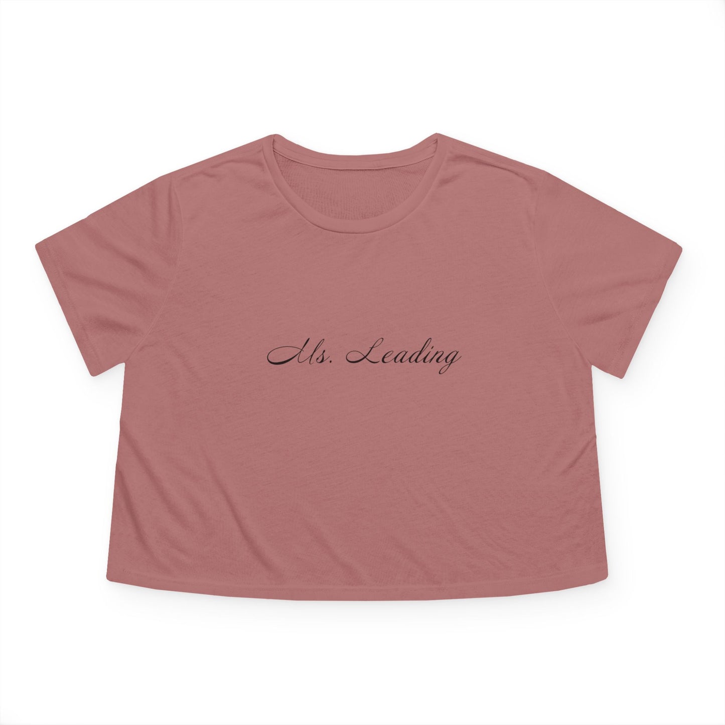 'MS.LEADING' Flowy Crop Top