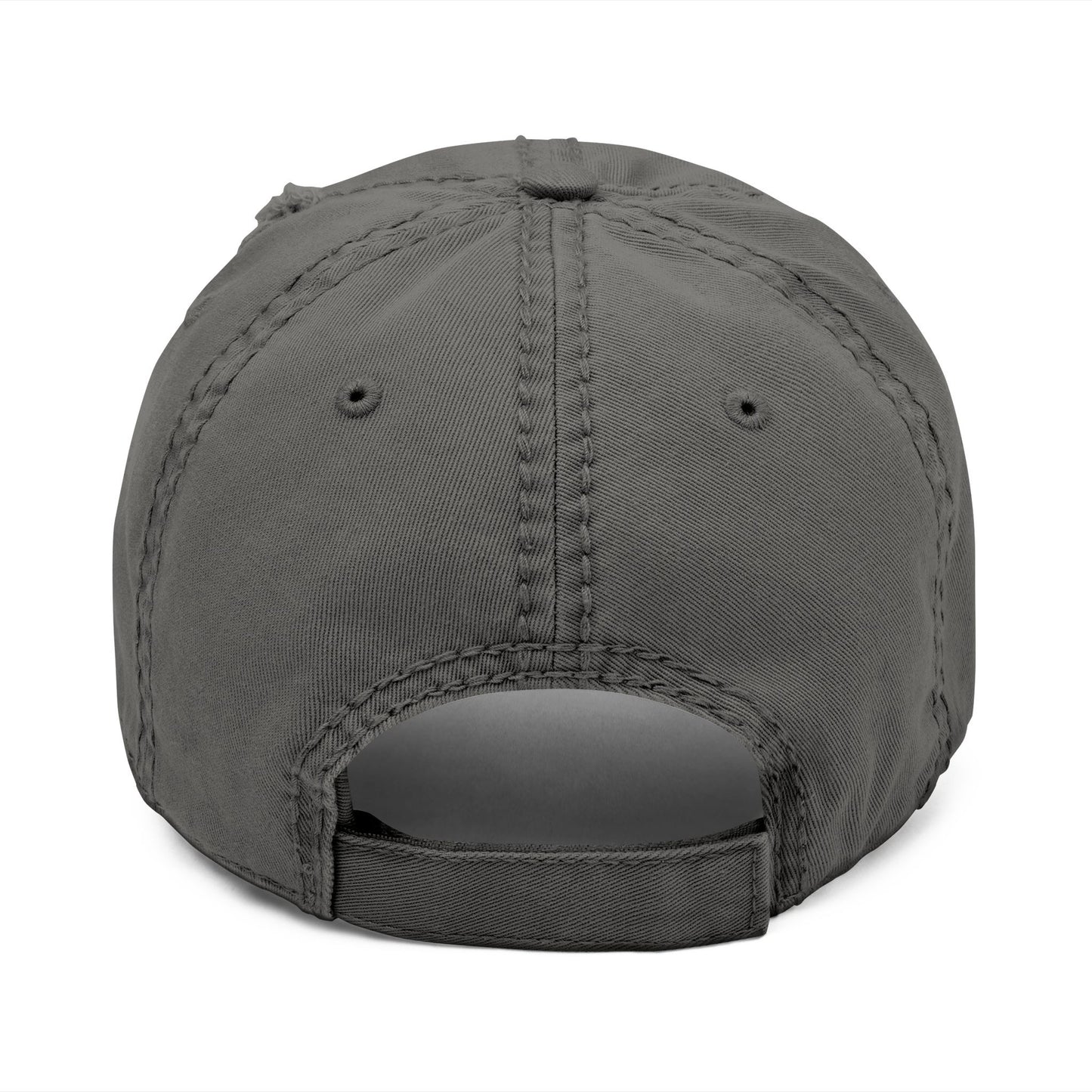 Distressed Dad Hat - Savage Goat Embroidery