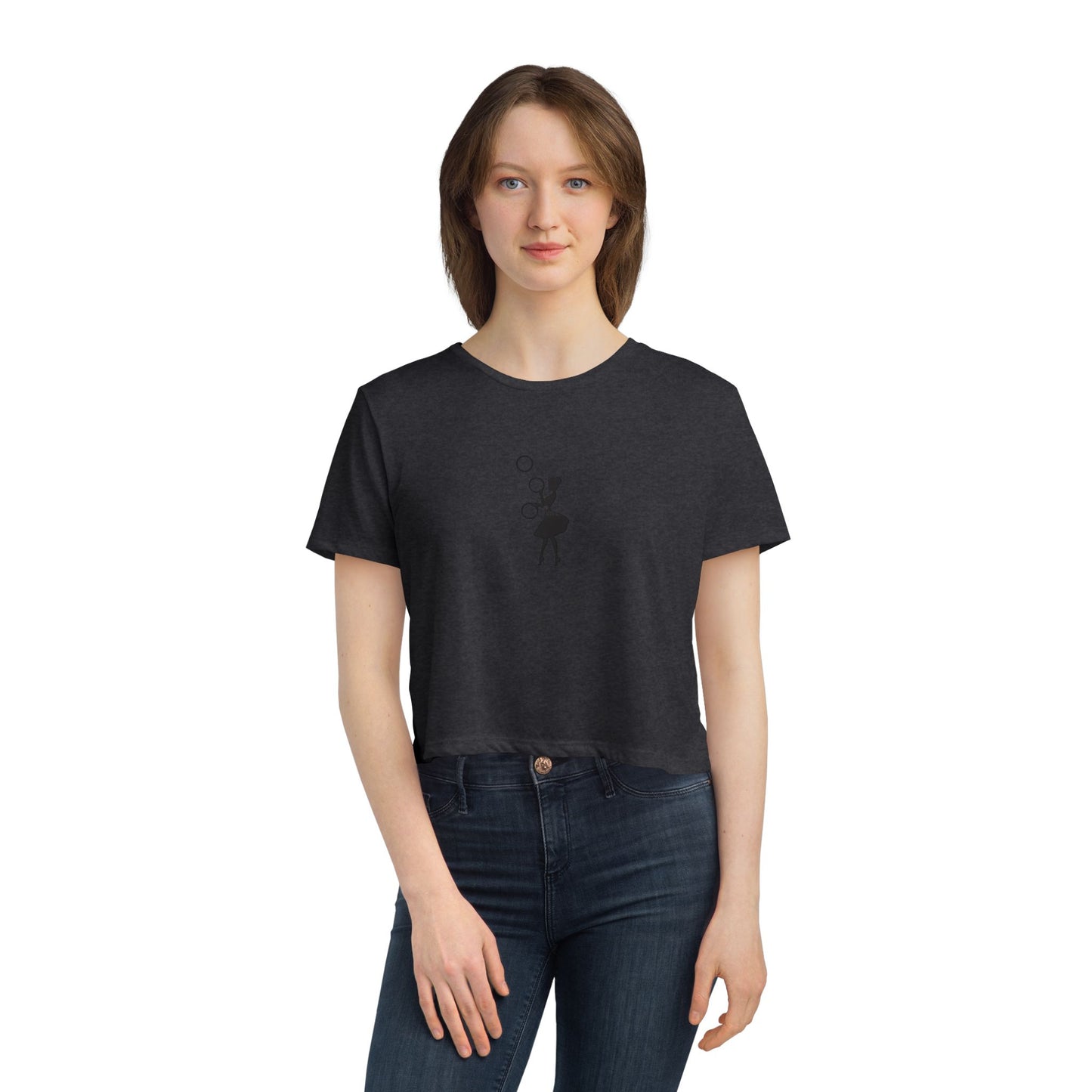 Female Juggler Flowy Crop Top