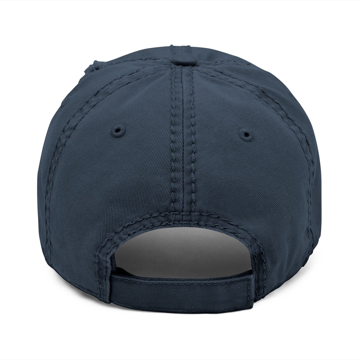 Distressed Dad Hat - Savage Goat Embroidery