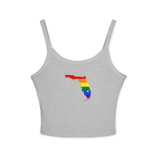 Florida Rainbow Women's Spaghetti Strap Tank Top