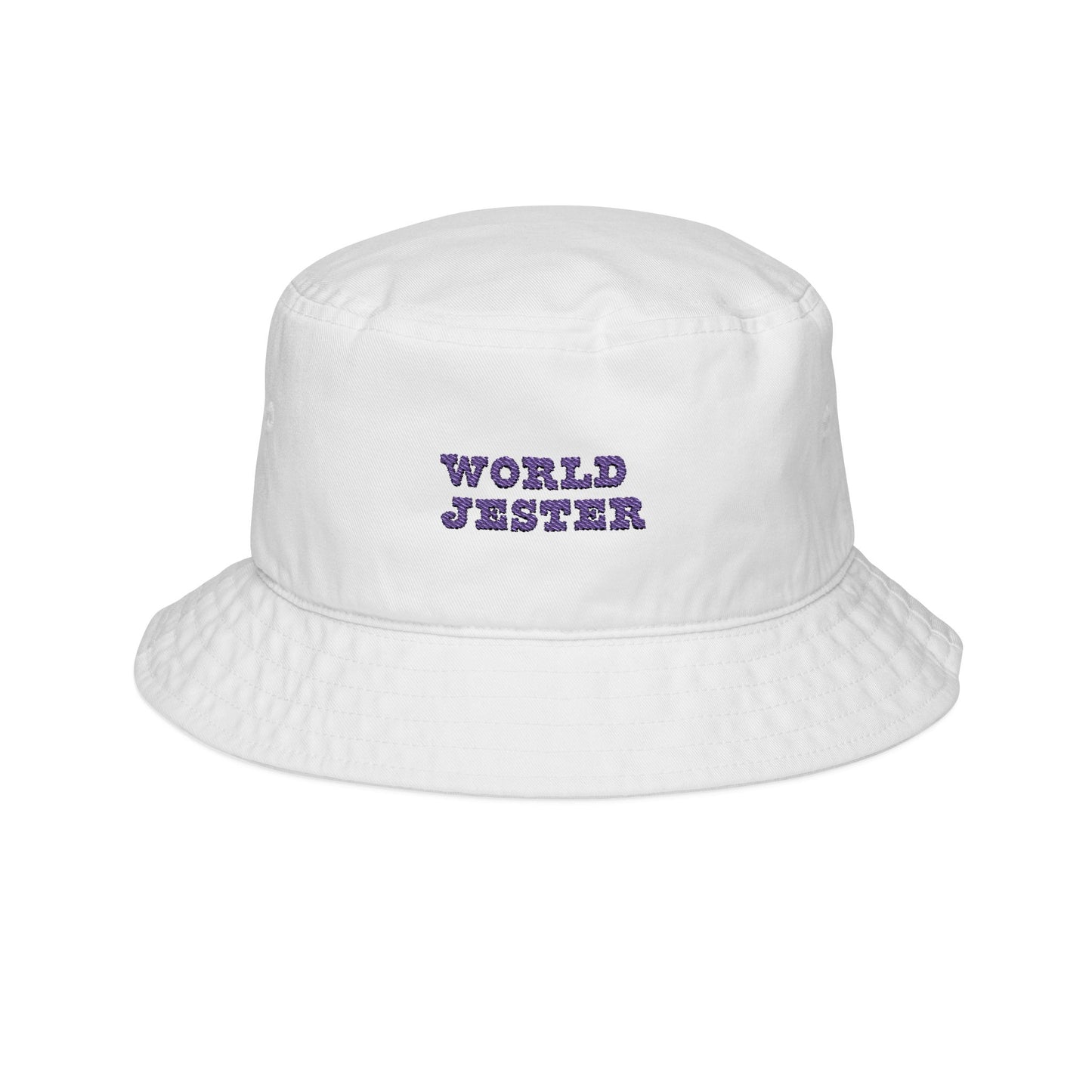 World Jester Embroidered Bucket Hat
