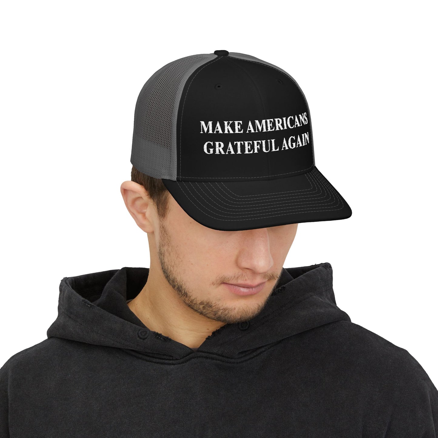 Make Americans Grateful Again Snapback Trucker Cap