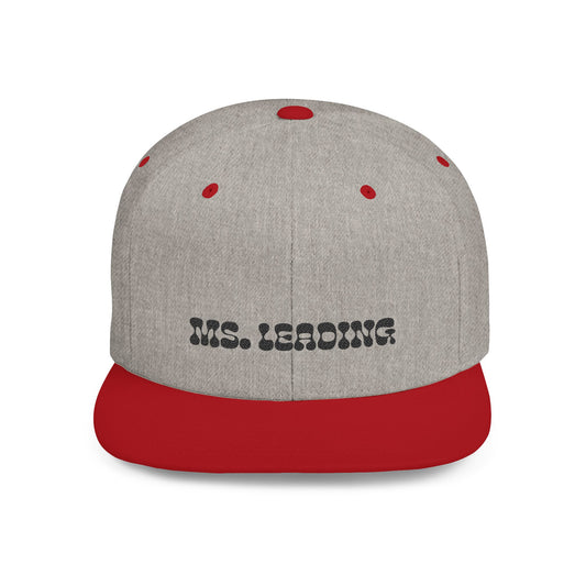 Ms. Leading Flat Bill Snapback