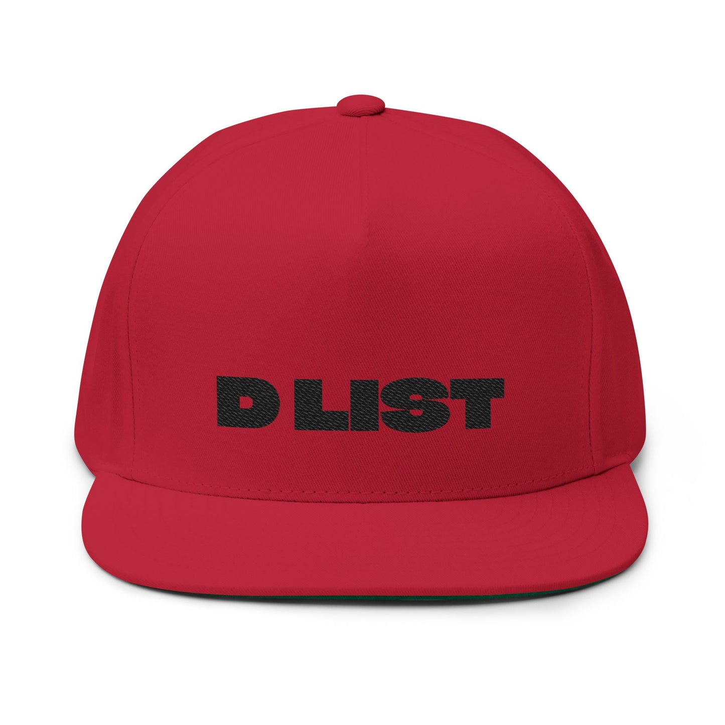 D LIST Flat Bill Cap