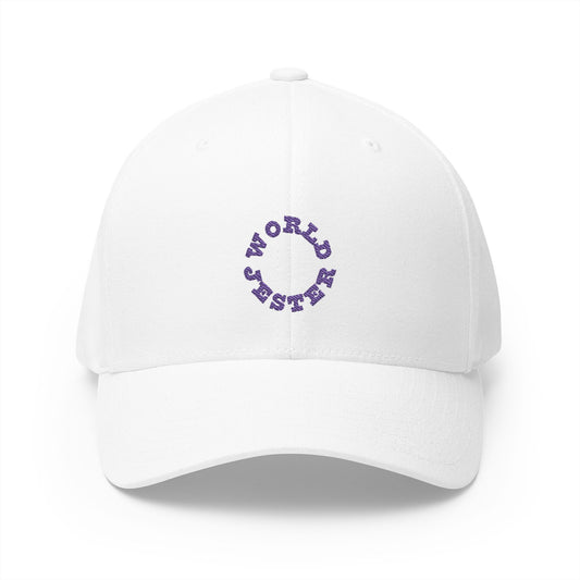 World Jester White Closed Back with Website Cap