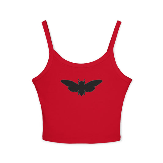 Cicada Silouette Women's Spaghetti Strap Tank Top