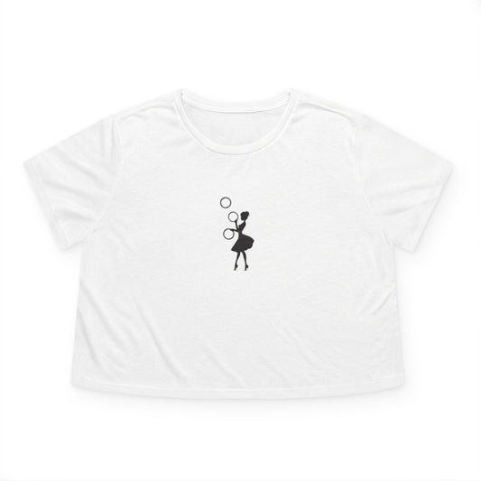 Female Juggler Flowy Crop Top