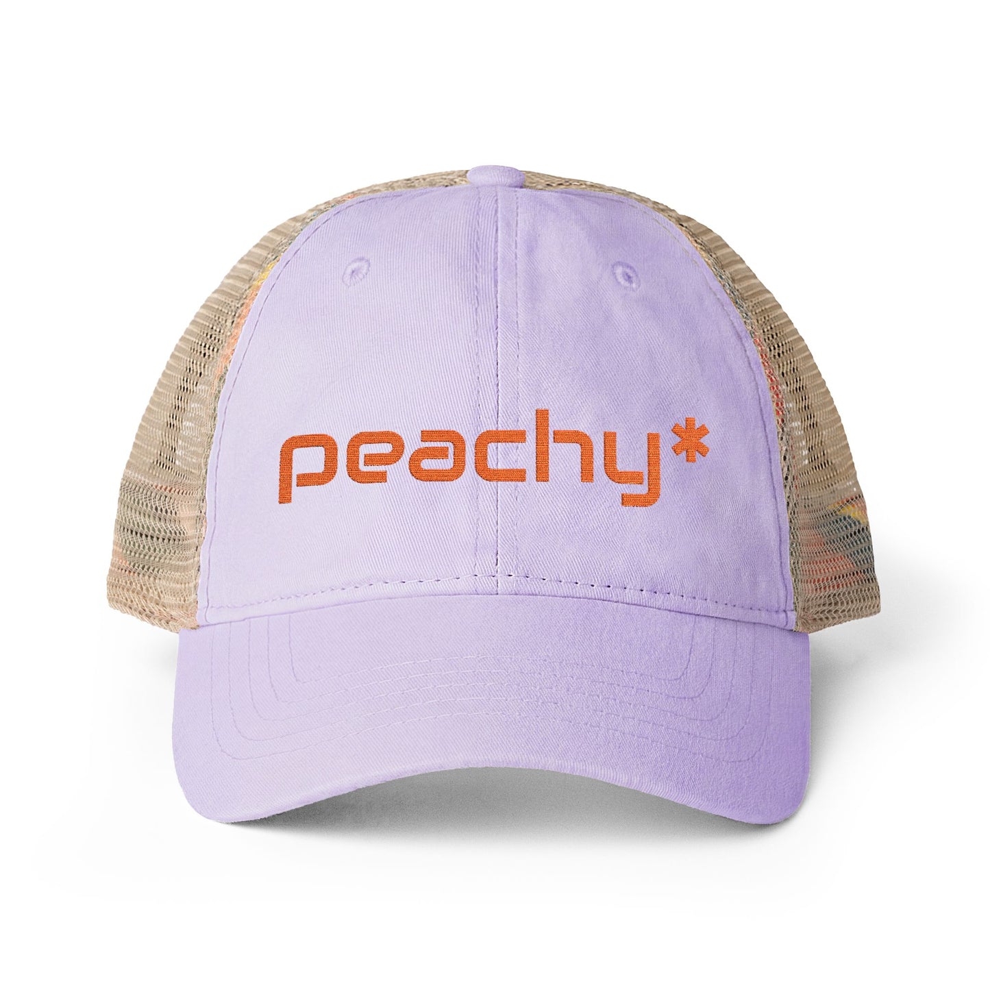 Peachy* Women's Washed Mesh-Back Cap