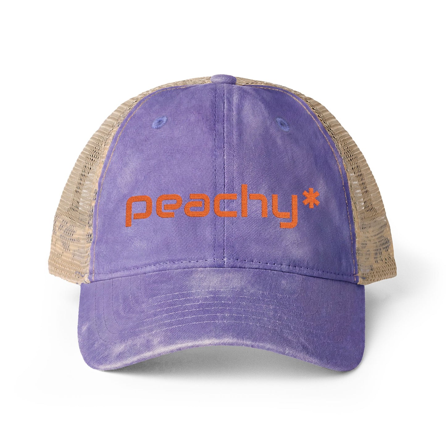 Peachy* Women's Washed Mesh-Back Cap