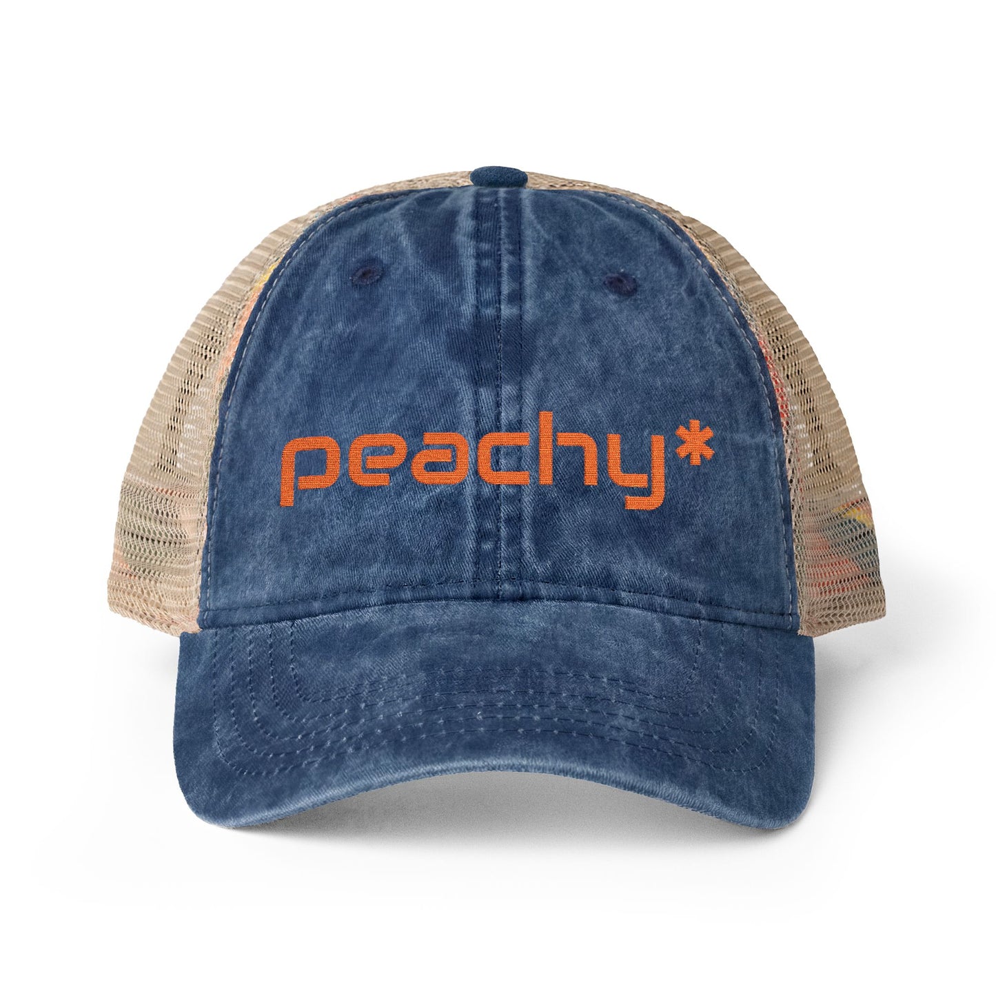 Peachy* Women's Washed Mesh-Back Cap