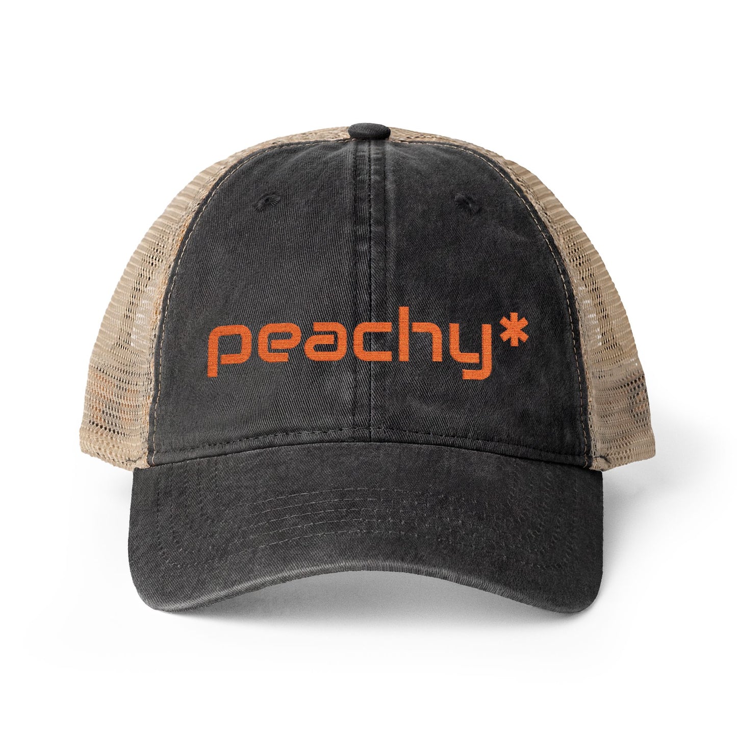 Peachy* Women's Washed Mesh-Back Cap