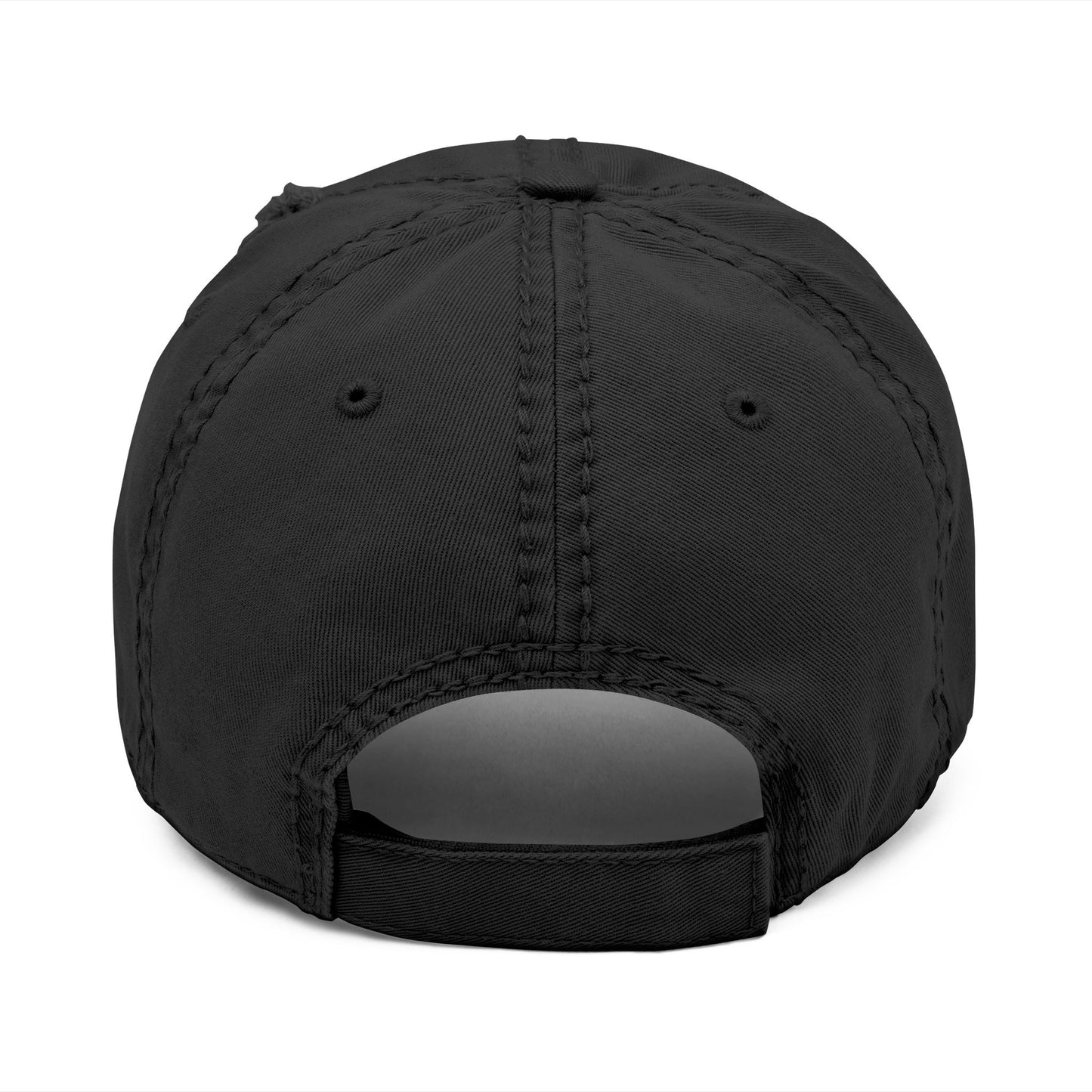 Distressed Dad Hat - Savage Goat Embroidery