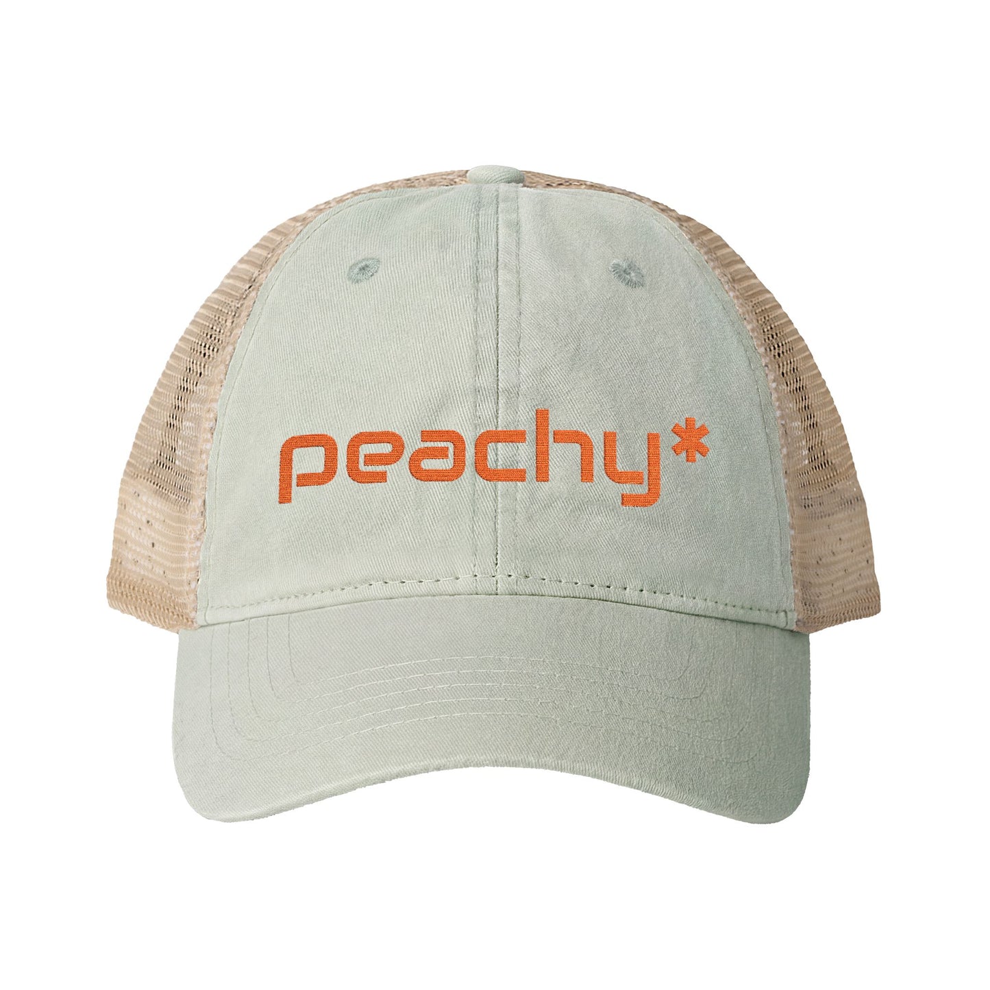 Peachy* Women's Washed Mesh-Back Cap