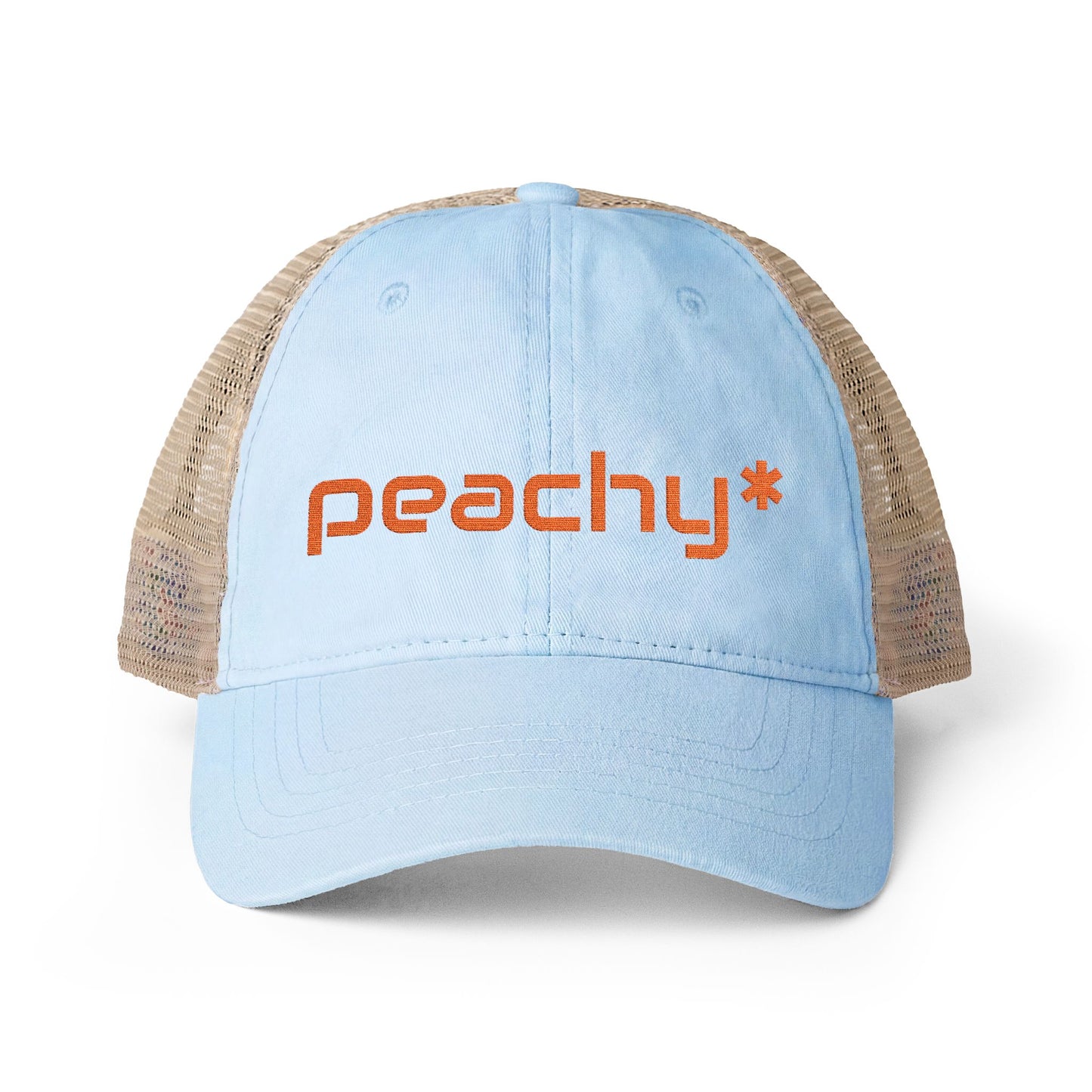 Peachy* Women's Washed Mesh-Back Cap